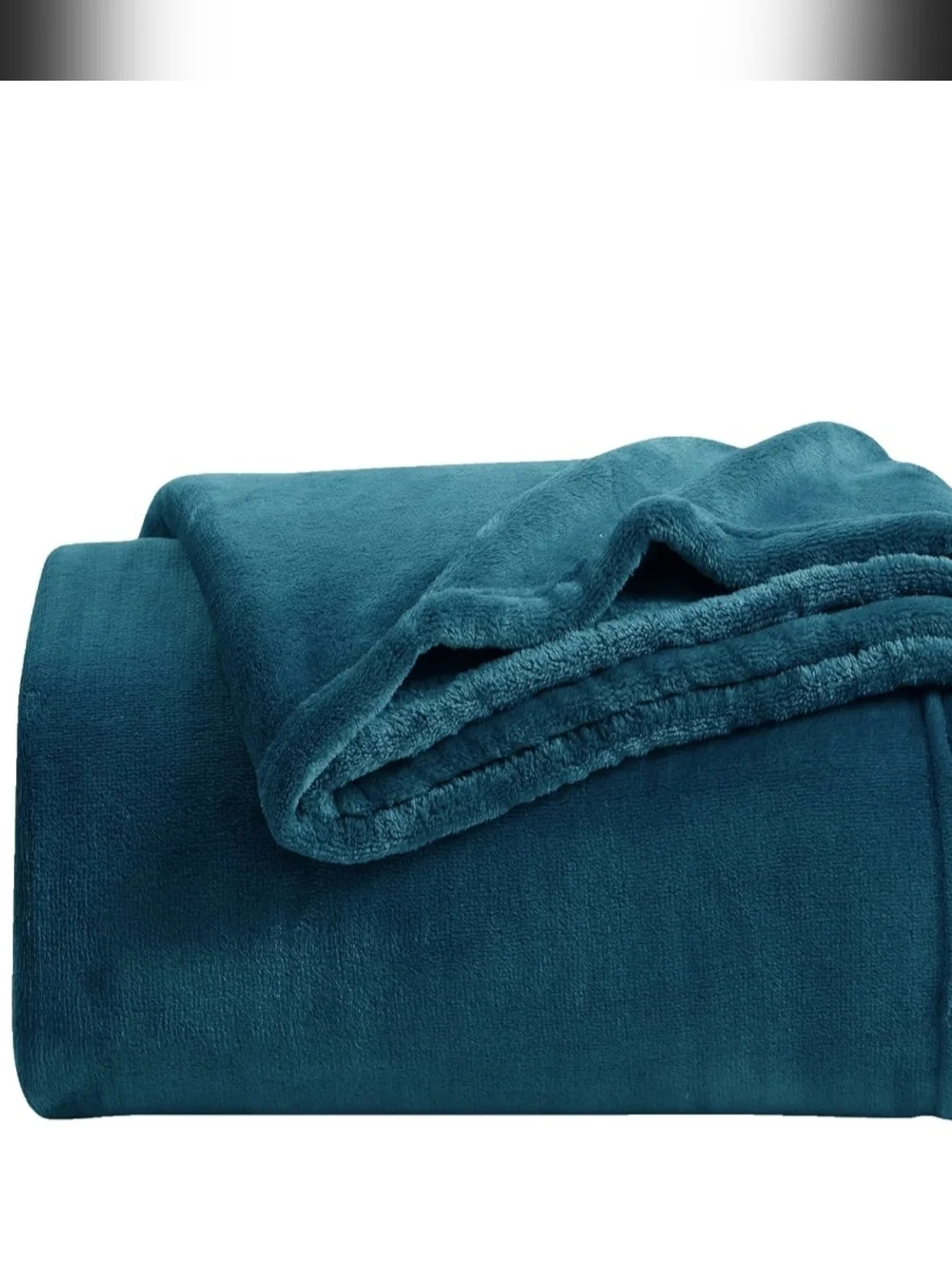 Mainstays Teal Fleece Blanket. 66x90